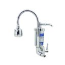 Ver imagem 1 de Torneira Gourmet Para Cozinha Com Filtro Tubo em ABS De Parede 1/4 de Volta ¼ de volta