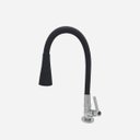 Ver imagem 2 de Torneira Gourmet Preto Cozinha Mesa Tubo Conic 2 Jatos