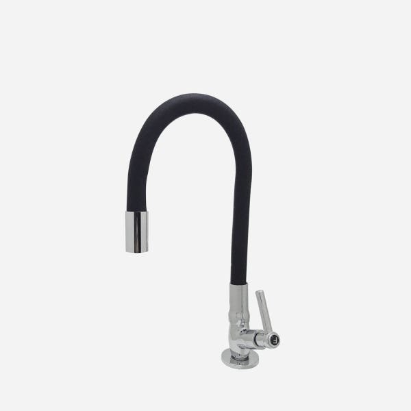 Torneira Flexível Cozinha Color Preto De Mesa 1/4 Volta C29 – 6069 - 2