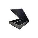 Ver imagem 3 de Cama Box Bau Cinza Suede King 1,93cm Premium Blindada Super Reforçada
