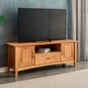 Ver imagem 6 de Rack para Tv 60 Polegadas 2 Portas 100% Madeira Maciça Bella Carvalho Fosco