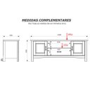 Ver imagem 5 de Rack para Tv 60 Polegadas 2 Portas 100% Madeira Maciça Bella Carvalho Fosco