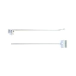 Gancheira Simples Lx 25 Cm Branco Kit 12 - 2