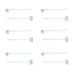 Gancheira Simples Lx 25 Cm Branco Kit 12 - 1