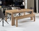 Ver imagem 2 de Mesa Rústica de Jantar 4 Lugares 120cm x 90cm - Nozes