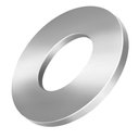 Ver imagem 1 de Arruela Lisa Inox 304 Polido C/ 100un 1/4" Ciser