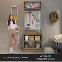 Ver imagem 5 de Kit com Balcão e Armário Aéreo Multiuso 80cm Agata Madesa
