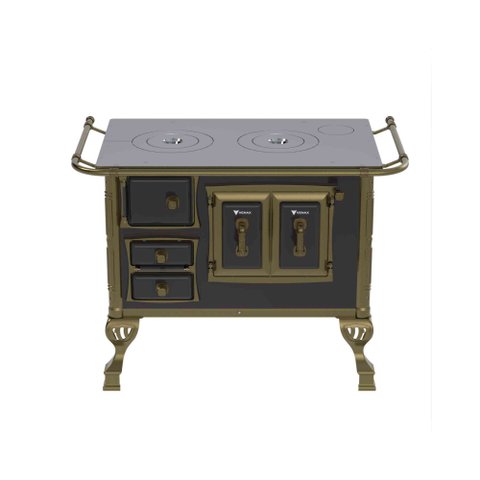 Fogao a Lenha N 2 Colonial Preto Sem Tampa Venax 32983