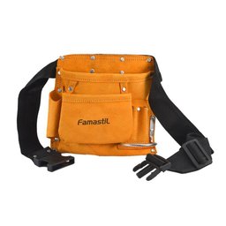 Cinturão Duplo para Ferramentas 5 Bolsos Famastil - 4