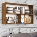 Ver imagem 2 de Armário de Cozinha 2 Portas Basculante 1,20m Castanho/off White