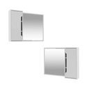 Ver imagem 4 de Espelheira para Banheiro 80cm Bn3645 Tecnomobili 2023 Móvel na Caixa Branco