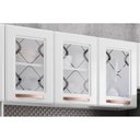 Ver imagem 7 de Cozinha Modulada Completa Mirage New 3 Peças (2 Armários + 1 Paneleiro) CPT114 Branco/Preto -