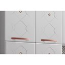 Ver imagem 6 de Cozinha Modulada Completa Mirage New 3 Peças (2 Armários + 1 Paneleiro) CPT114 Branco/Preto -