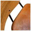 Ver imagem 5 de Poltrona Aero Cadeira Decorativa Com Apoio Caramelo Overseas