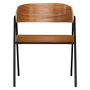 Ver imagem 2 de Poltrona Aero Cadeira Decorativa Com Apoio Caramelo Overseas