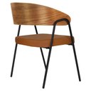 Ver imagem 3 de Poltrona Aero Cadeira Decorativa Com Apoio Caramelo Overseas