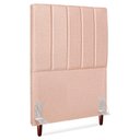 Ver imagem 1 de Cabeceira Solteiro 100 Cm com Frame Carla Linho Rose Artte