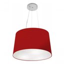 Ver imagem 2 de Lustre Pendente Cone Vivare Md-4153 Cúpula em Tecido 30/45x40cm - Bivolt Bordo 127/220v