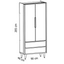 Ver imagem 7 de Jogo de Quarto para Bebê Completo 2 Portas Théo New Rosa Fosco com Madeira - Reller