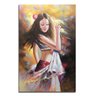 Quadro Pintura Tela garota óleo linda dança Decorativo 5228: 120cm (A) x 180cm (L) - 1