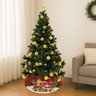 Saia Tapete Base Árvore de Natal Modelo 5 Decoração Papai Noel Enfeite Natalino Luxo Luvinco - 9