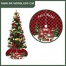 Saia Tapete Base Árvore de Natal Modelo 5 Decoração Papai Noel Enfeite Natalino Luxo Luvinco - 2