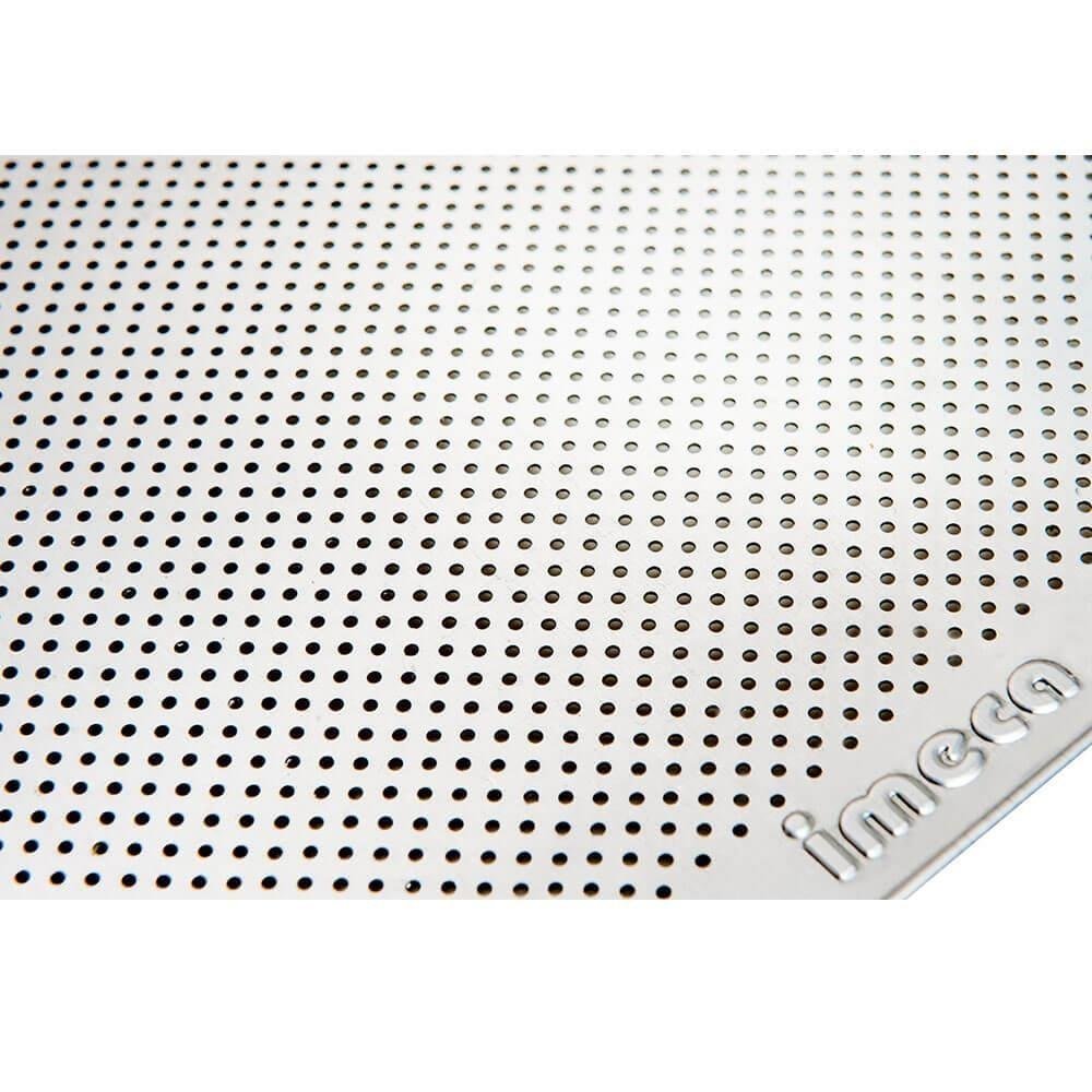 Kit 4 Bandejas Imeca Turbo 35x35x1 Cm Perfurada Estampada em Alumínio - 4