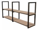 Ver imagem 3 de Prateleira Estilo Industrial Moderna para Sala 60x50 Mdf