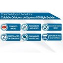 Ver imagem 3 de Colchão Solteiro Ortobom Espuma D28 Light Saúde (88x188x16) -