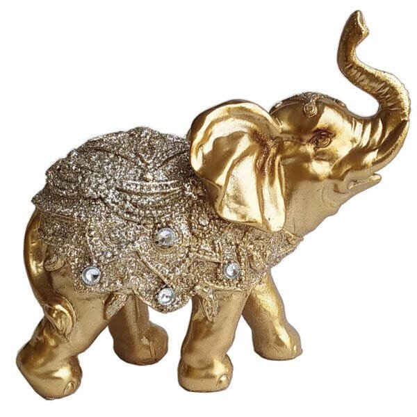 Elefante Decorativo Em Resina Indiano Sabedoria Sorte decoração estatueta Top - 2