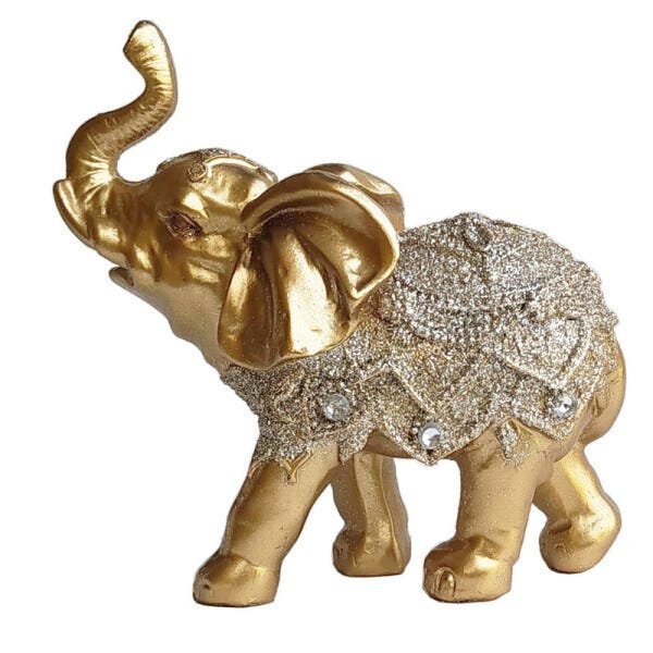 Elefante Decorativo Em Resina Indiano Sabedoria Sorte decoração estatueta Top