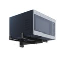 Ver imagem 1 de Suporte Parede para Forno Microondas Preto Aço Brasforma