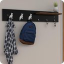 Ver imagem 1 de Porta Chaves De Parede Porta Chaveiro Organizador P.M.C.C