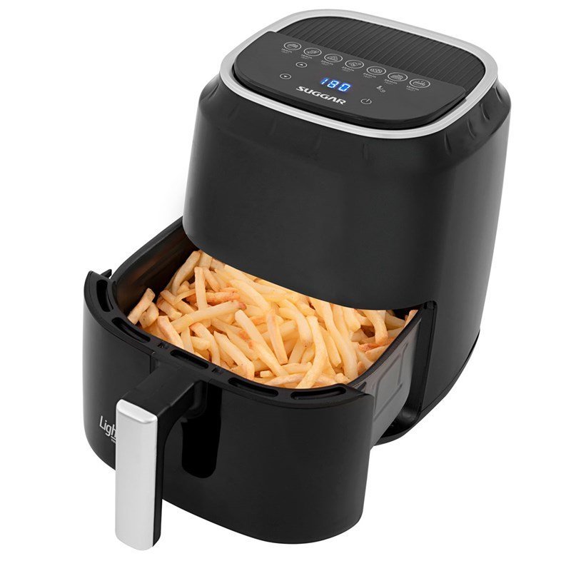 Fritadeira Light Fry Touch Control 4 Litros Preta Suggar - 6