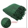 Kit 2 Mantas para Sofá Tipo Manta Capa de Sofá 2,40 X 1,80 Várias Cores:verde Mesclado - 2