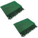 Ver imagem 2 de Kit 2 Mantas para Sofá Tipo Manta Capa de Sofá 2,40 X 1,80 Várias Cores: Verde Mesclado