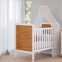 Ver imagem 5 de Berço Mini Cama Cloe Padrão Americano 2 em 1 100% Mdf Faura