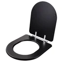 Ver imagem 2 de Assento Sanitário Acrílico Carrara Preto Fosco para vaso Deca