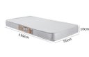 Ver imagem 3 de Cama Infantil Juvenil Cecília Montessoriana de Mdf com Pés de Madeira + Colchão D18