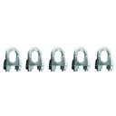 Ver imagem 1 de Kit 5 Grampo U Clips para Cabo de Aço Pesado Galvanizado 7/8" - Starfer