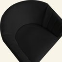 Ver imagem 4 de Kit 04 Poltronas Julia Base Metálica Dourado Suede Preto - D'Classe Decor