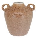Ver imagem 1 de Vaso Decorativo Enfeite Casa Cerâmica 17x17x17cm Bege