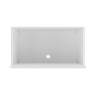 Armário de Cozinha Nicho para Microondas 70 Cm Veneza Gw Multimóveis Mp3737 Branco - 5