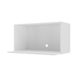 Armário de Cozinha Nicho para Microondas 70 Cm Veneza Gw Multimóveis Mp3737 Branco - 3