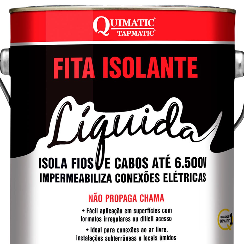 Fita Isolante Líquida Quimatic Azul 3,6 L Tapmatic - 3