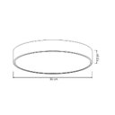 Ver imagem 3 de Plafon Sobrepor 50cm Redondo para 6 Lampadas Bulbo Led C9156