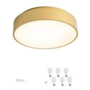 Ver imagem 2 de Plafon Sobrepor 50cm Redondo para 6 Lampadas Bulbo Led C9156