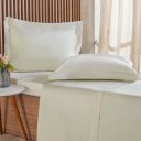 Ver imagem 5 de Jogo de Cama Casal 4 Pçs Ricamo 300 Fios 100% Algodão 140x190x30cm Salvia