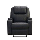 Ver imagem 6 de Poltrona do Papai Reclinável Corano Premium Black Executivo Porta Copos Sala