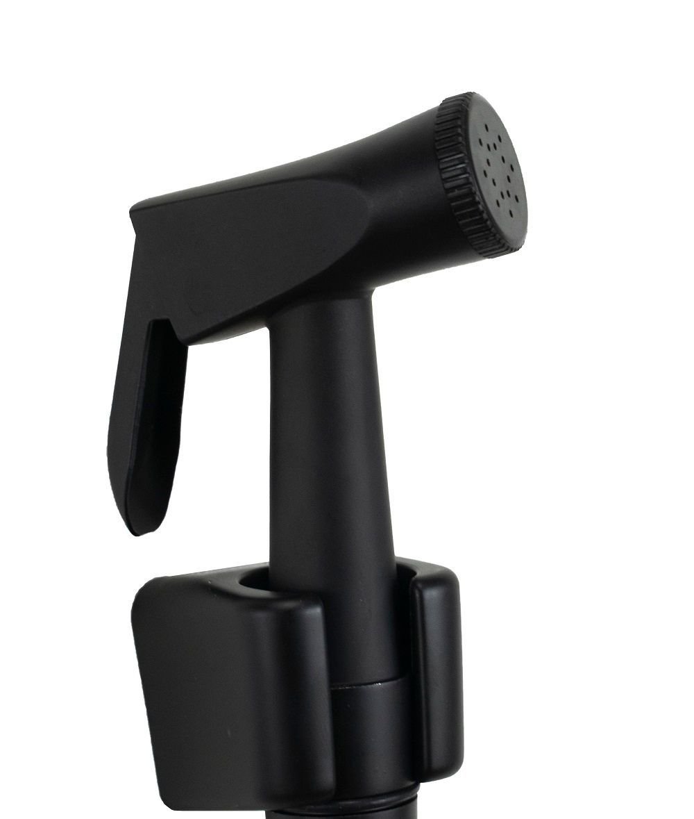 Ducha Chuveiro Preto Autolimpante em Abs com Chuveirinho Metal - 5